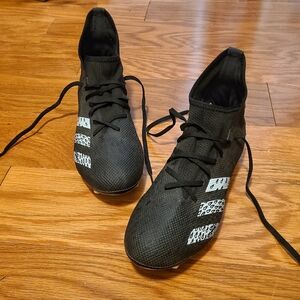 Adidas Freak .3 Firm Ground Cleats, Size 9 US, Black and White
